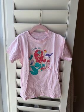 Girls' Pink Mermaid Graphic Tee - Florida Keys